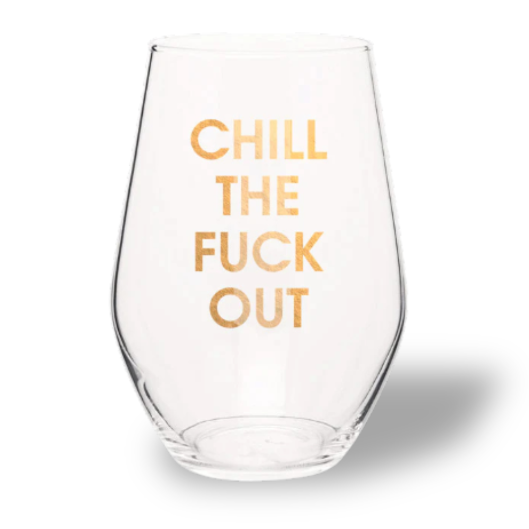Chez Gagné Stemless Wine Glass - Thumbnail 5