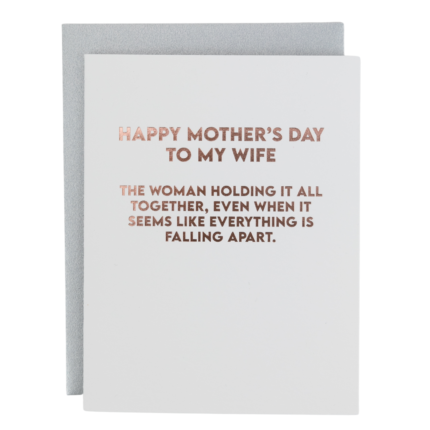 Happy Mother's Day to my Wife (woman keeping it all together) - Mother's Day Card