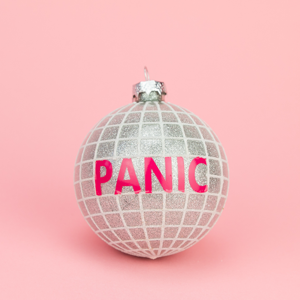 Panic - Disco Ball - Glass Blown Holiday Ornament