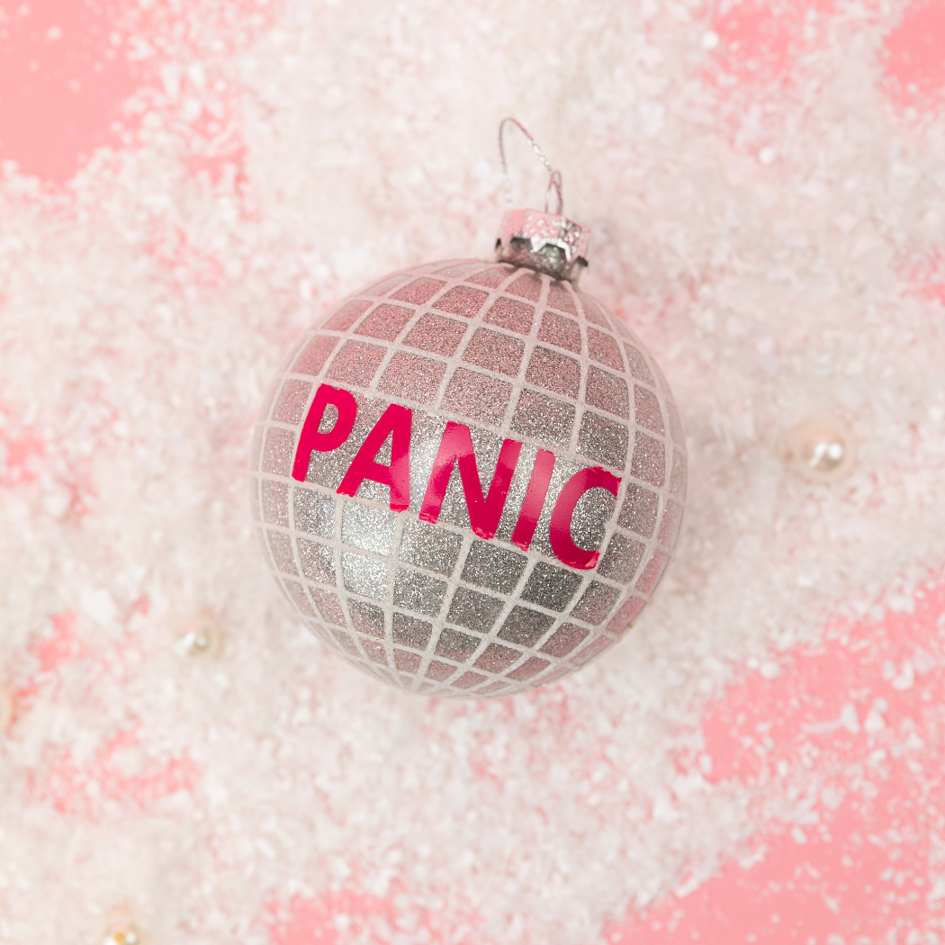 Panic - Disco Ball - Glass Blown Holiday Ornament