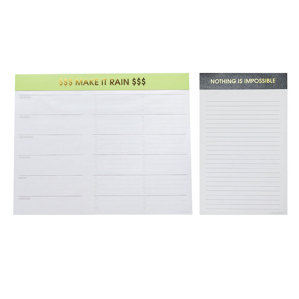 Weekly Planner Pad + Notepad *GMA DEALS*