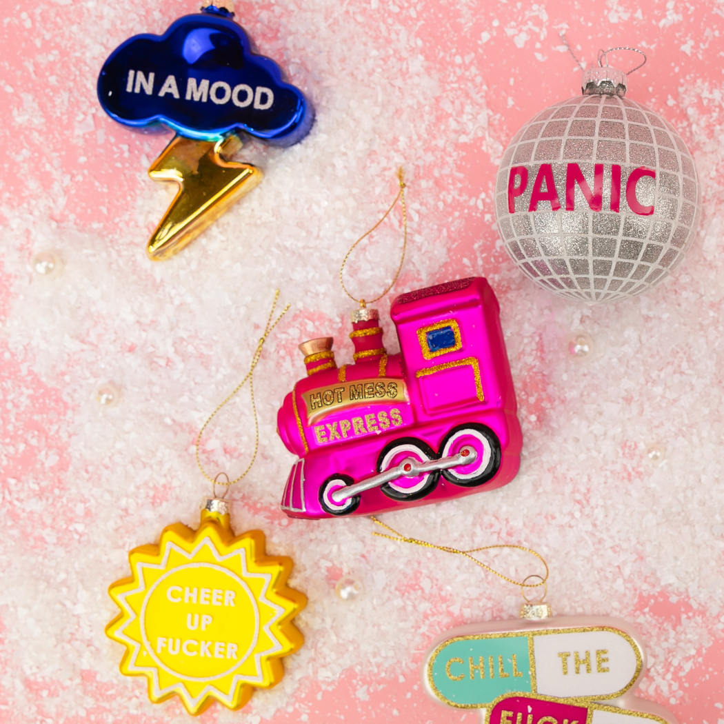 Panic - Disco Ball - Glass Blown Holiday Ornament