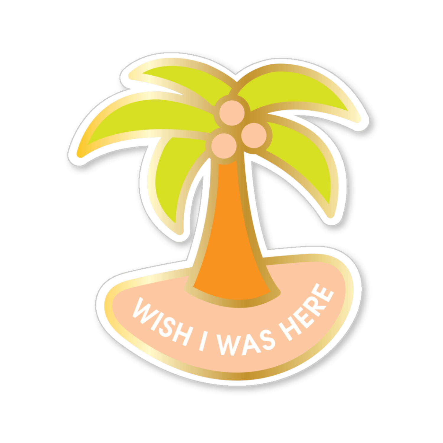 Wish I Was Here - Vinyl Sticker