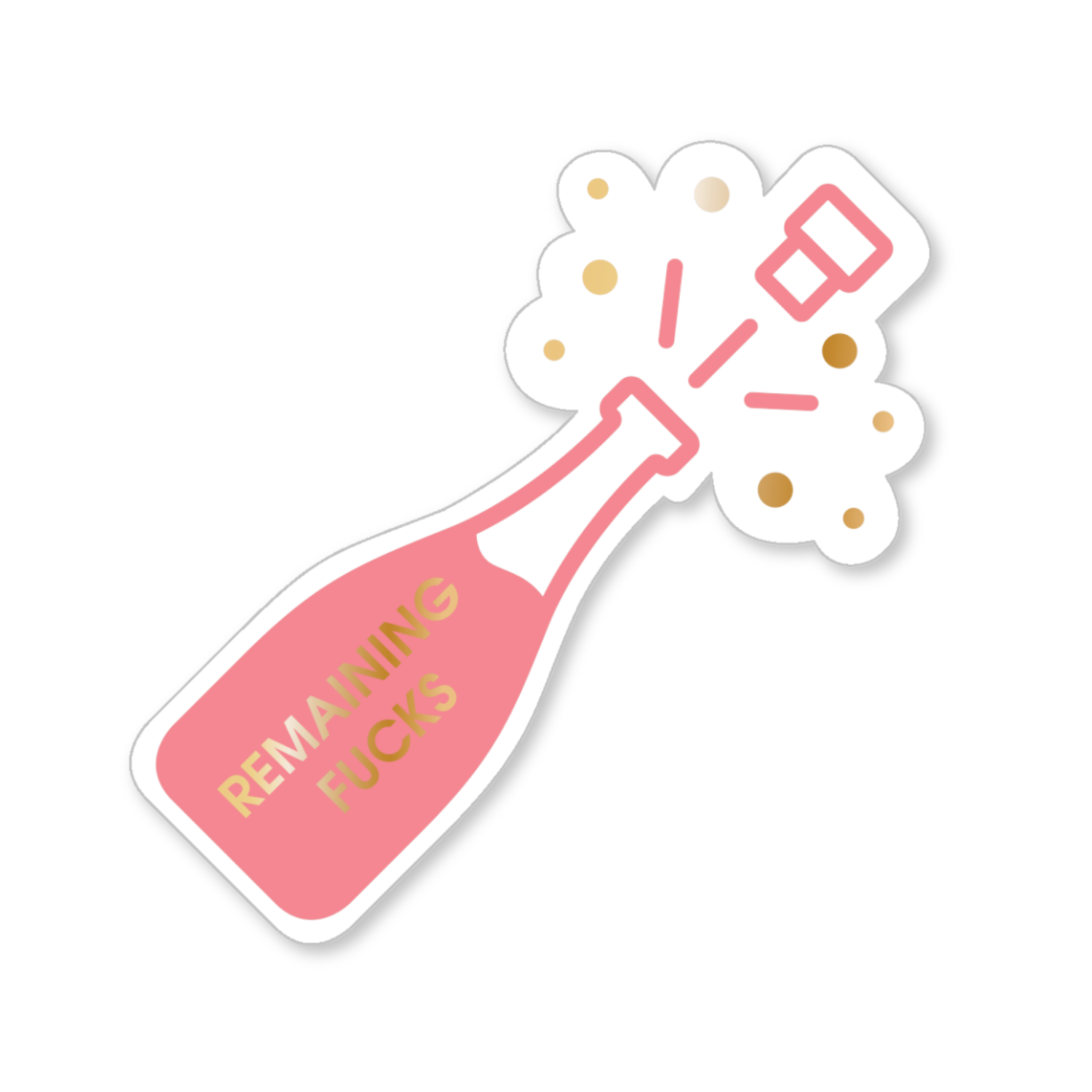 Remaining Fucks - Vinyl Sticker