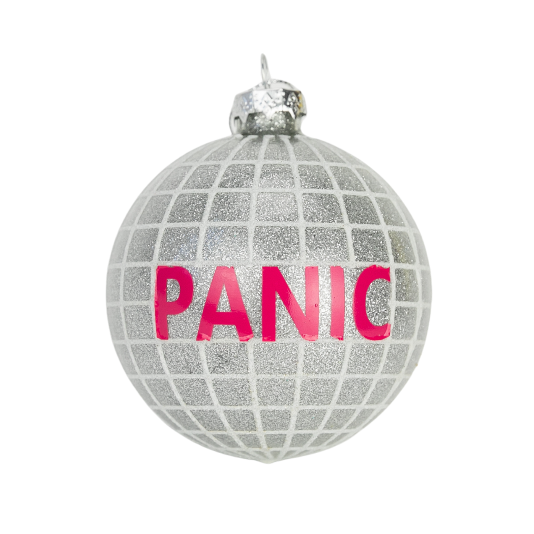 Panic - Disco Ball - Glass Blown Holiday Ornament