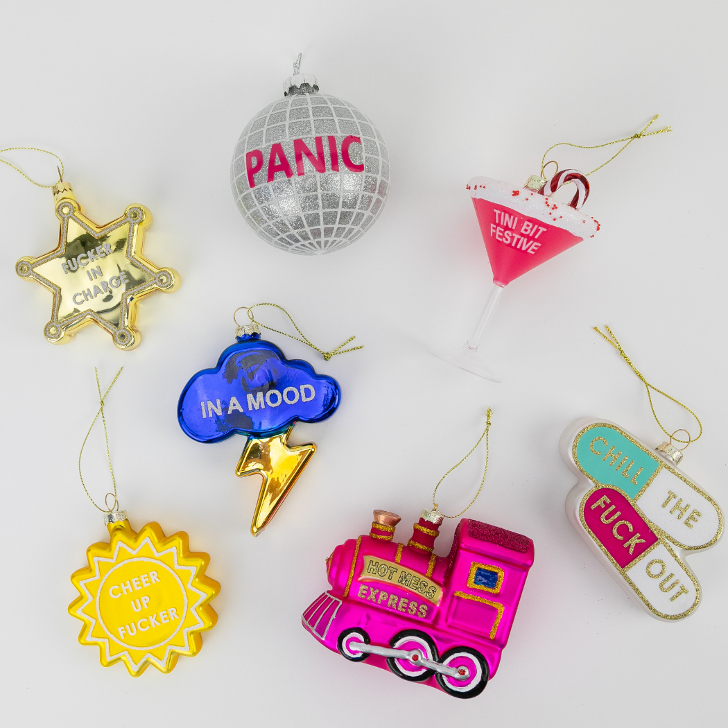 Panic - Disco Ball - Glass Blown Holiday Ornament