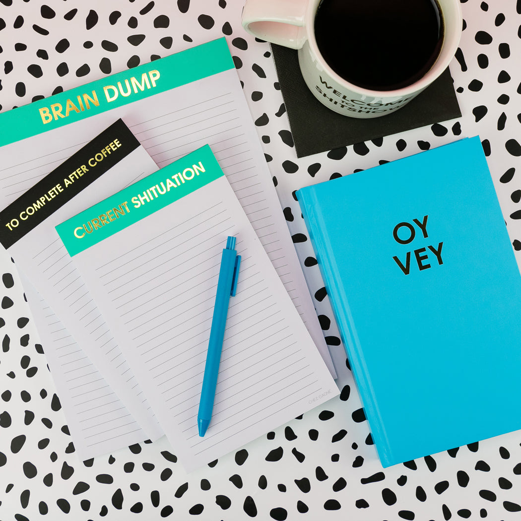 Brain Dump - Large Memo Lined Notepad