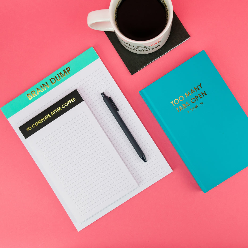Brain Dump - Large Memo Lined Notepad