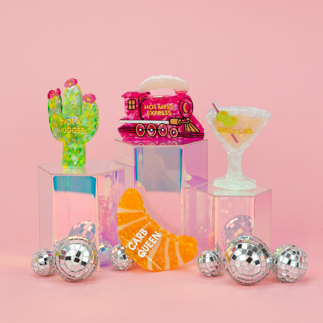 Hot Mess Express - Train - Acetate Hair Claw Clip