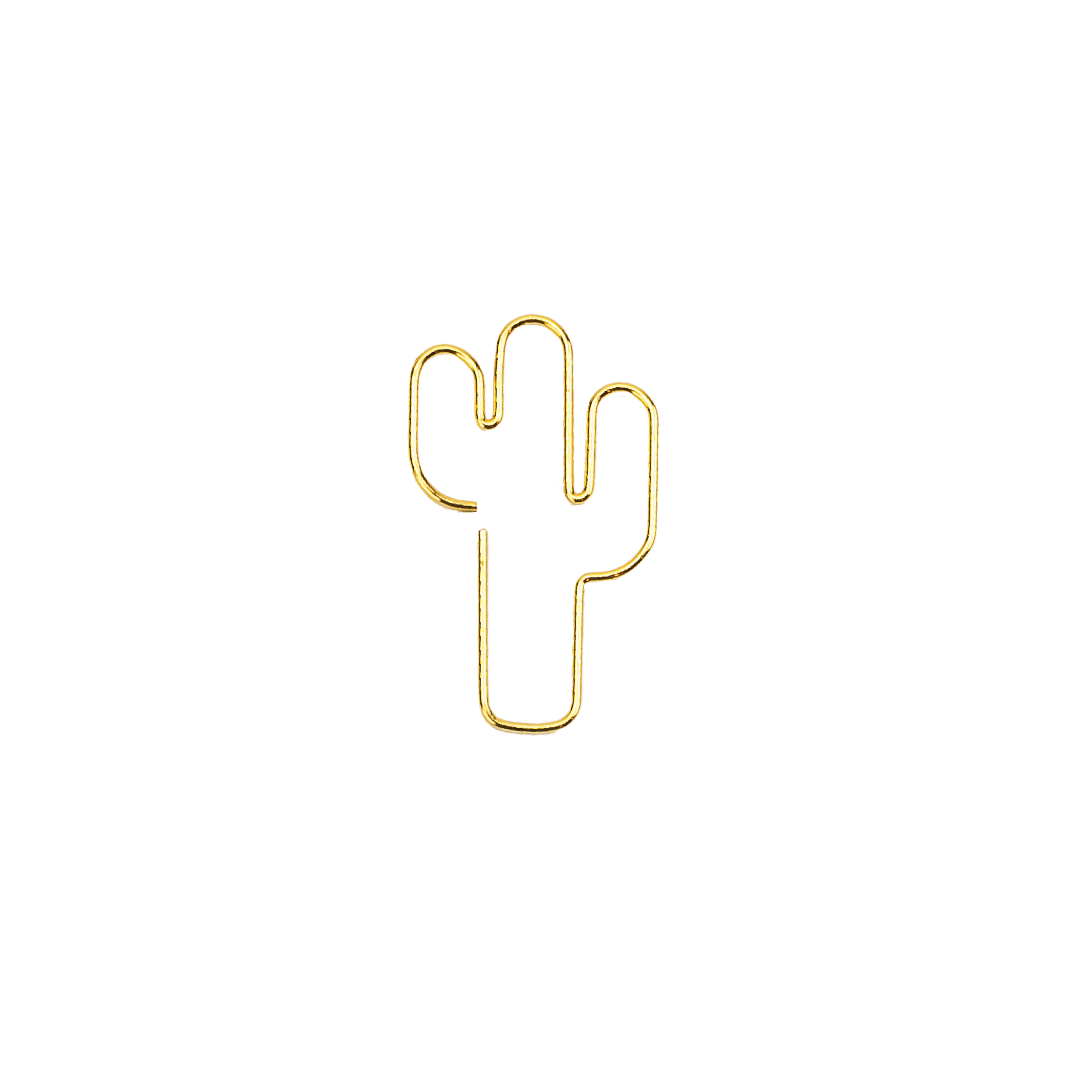 Cactus - 25 Gold Paperclips