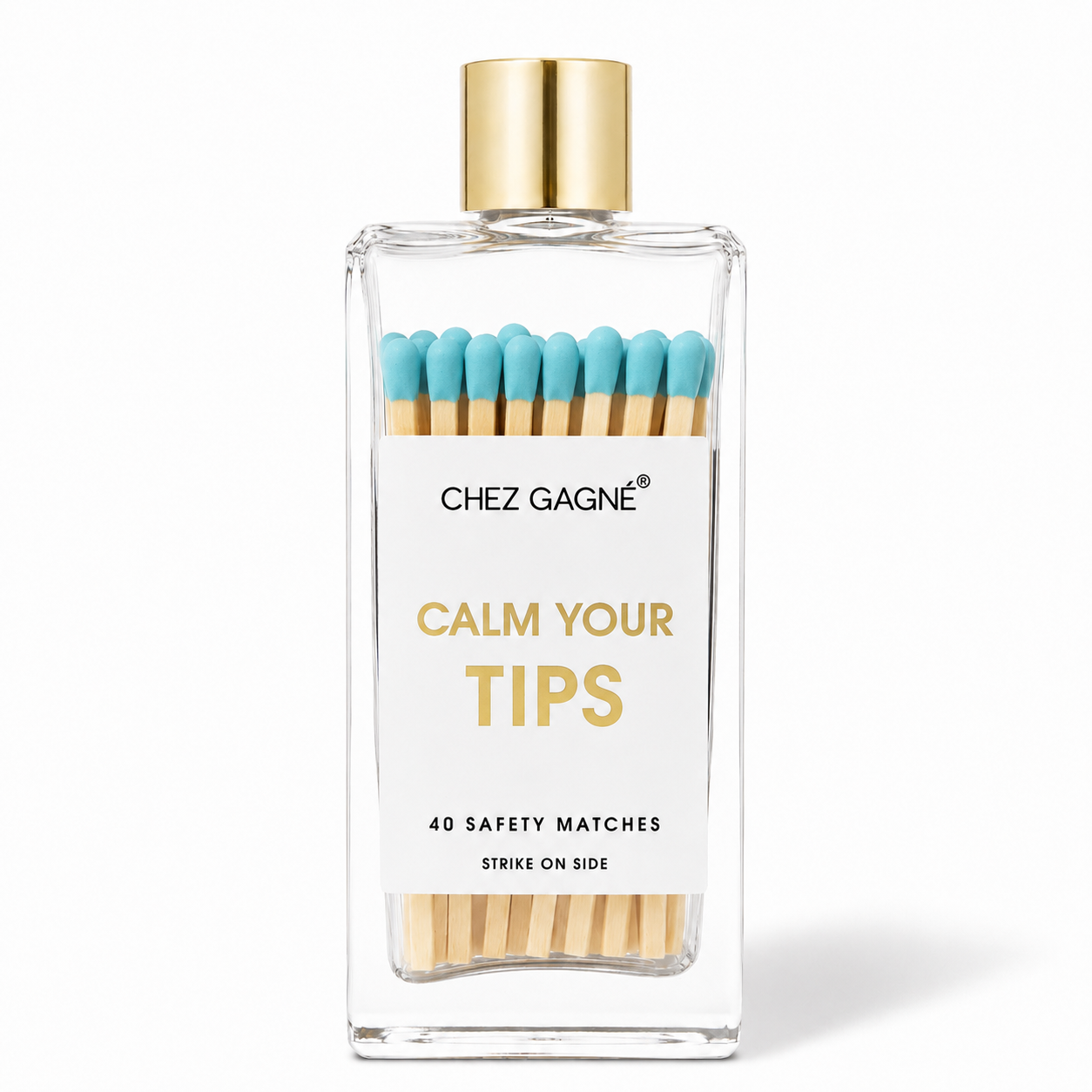 Calm Your Tips - Glass Bottle Safety Matches