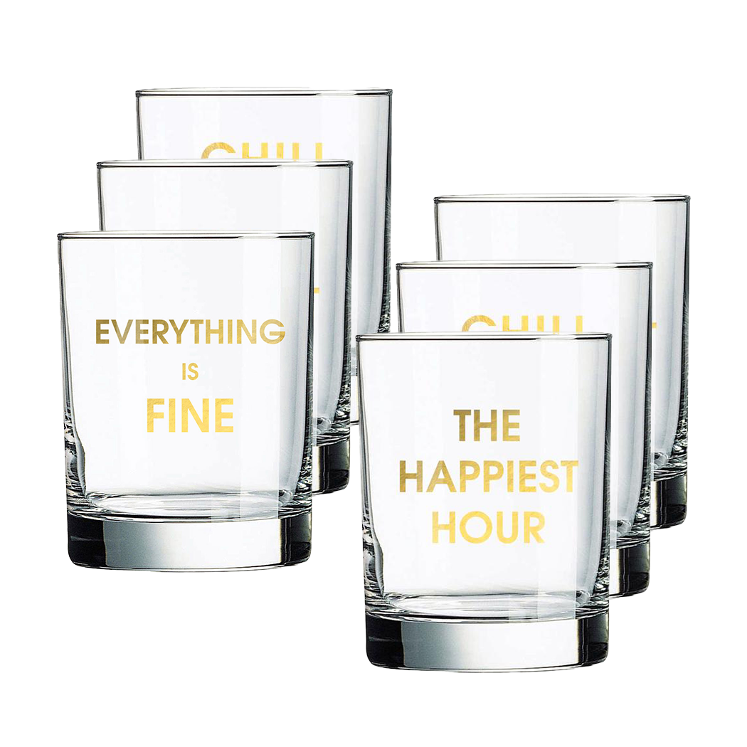 Rocks Glass Case Pack - Customize your 6 pack