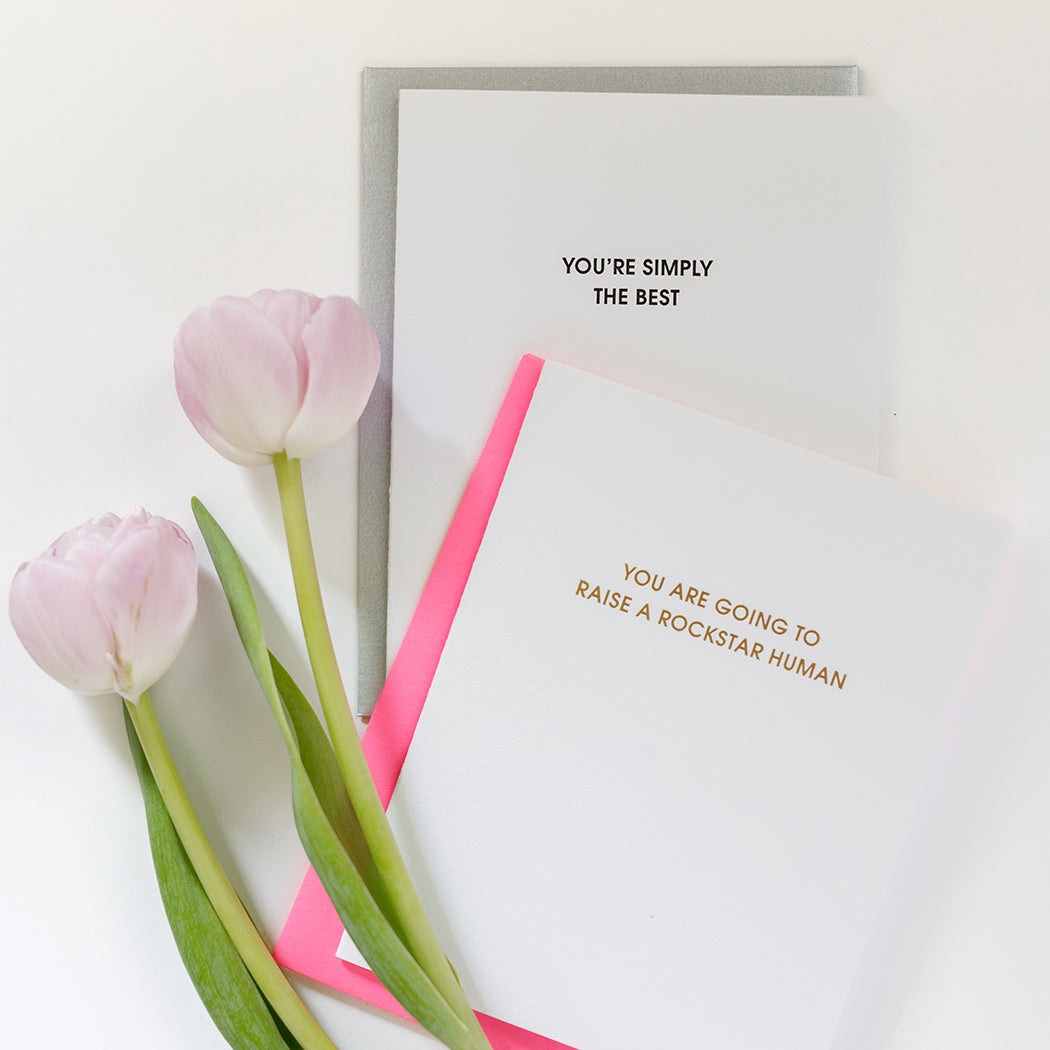 You're Simply The Best - Letterpress Card