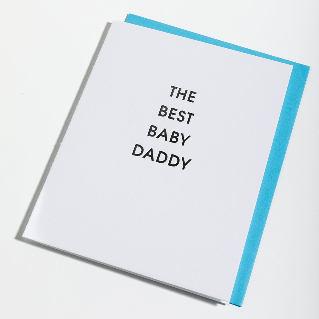The Best Baby Daddy - Letterpress Card
