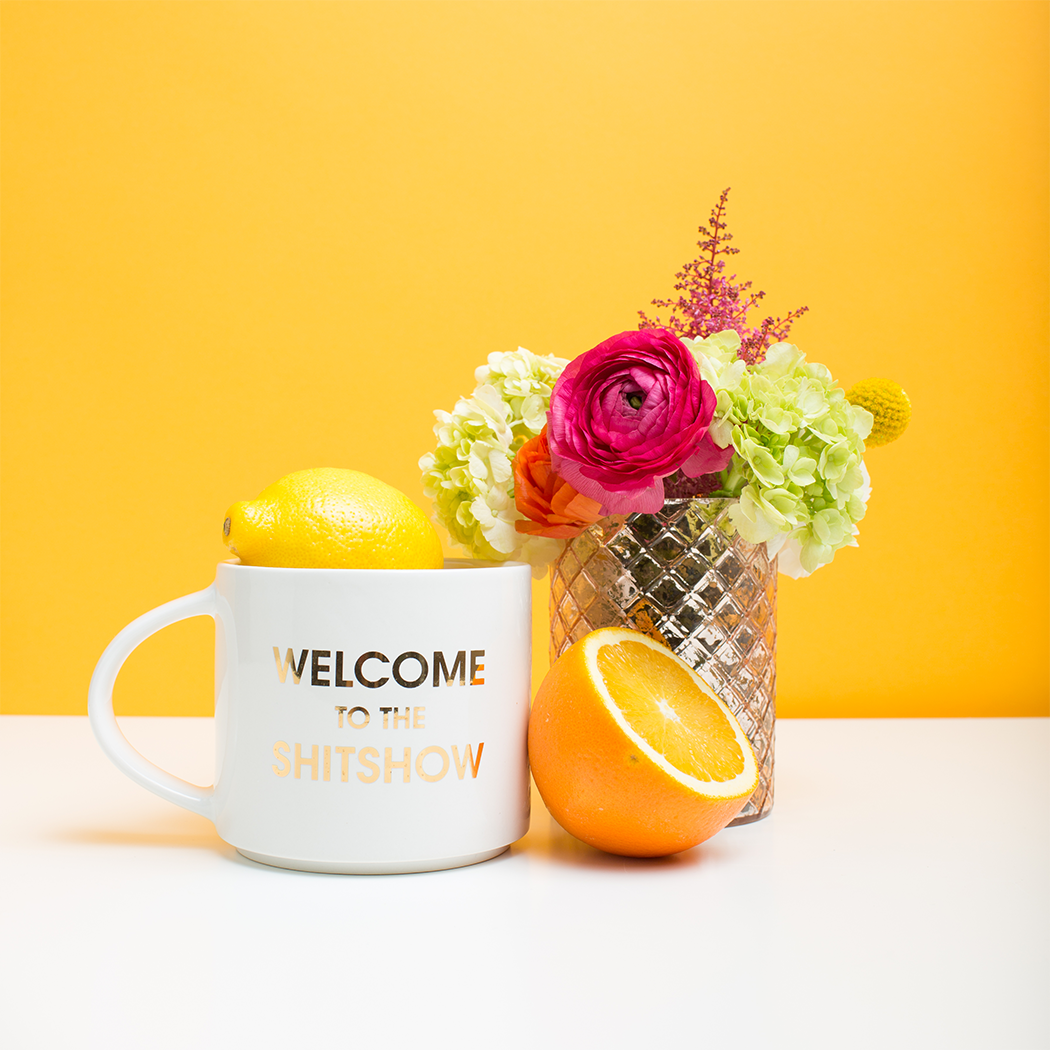 Welcome to the Shitshow - Gold Foil Oversized Mug