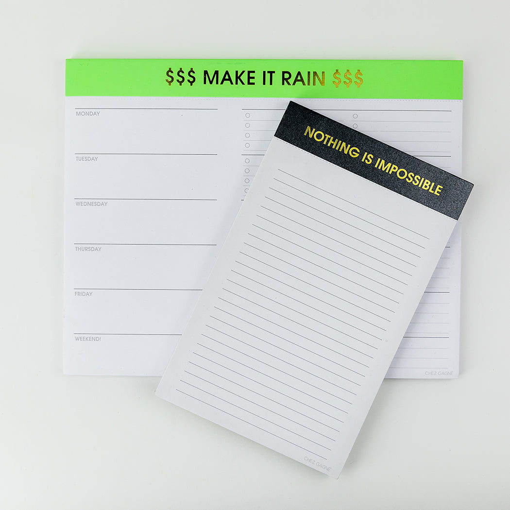 Weekly Planner Pad + Notepad *GMA DEALS*