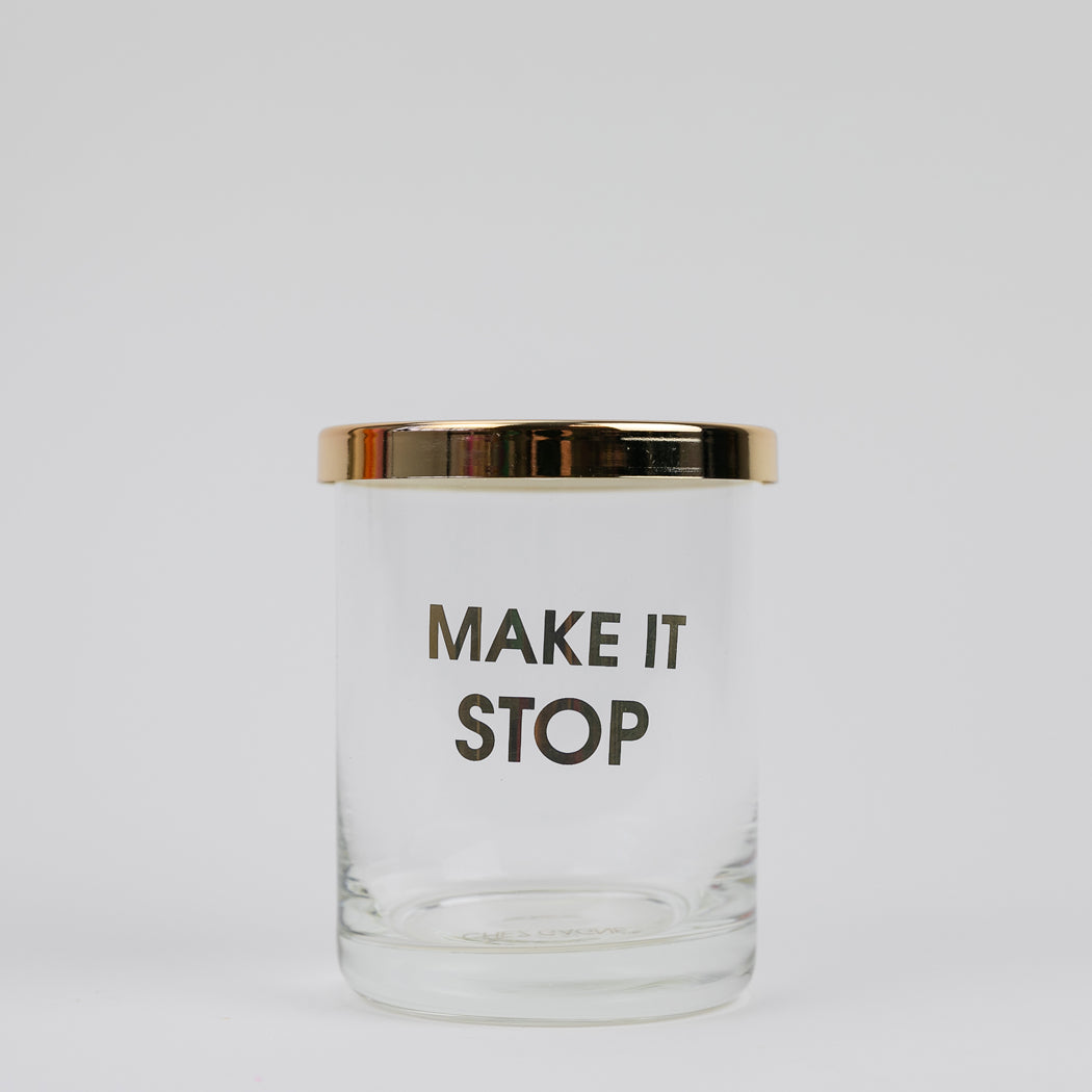 Match + Rocks Glass Duo  - Make It Stop + Red Matches