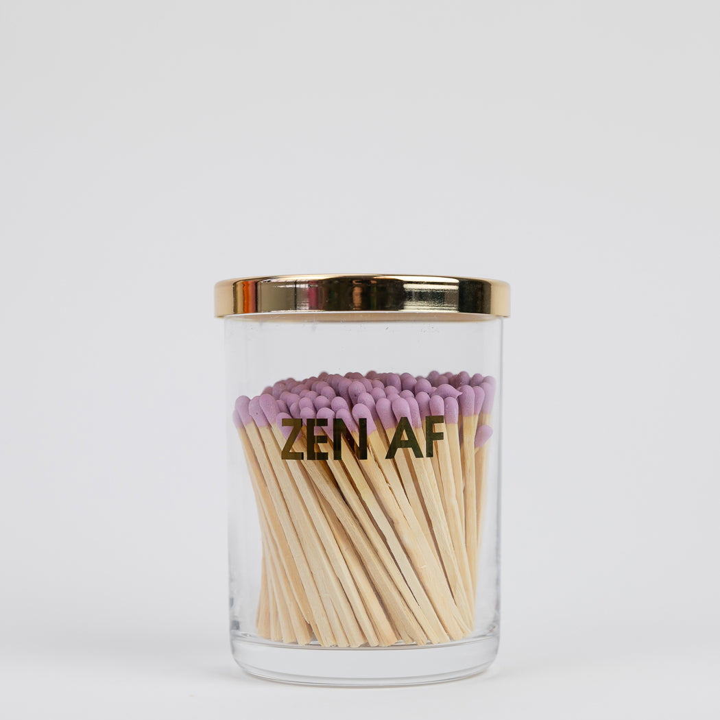 Match + Rocks Glass Duo  - Zen AF + Lavender Matches