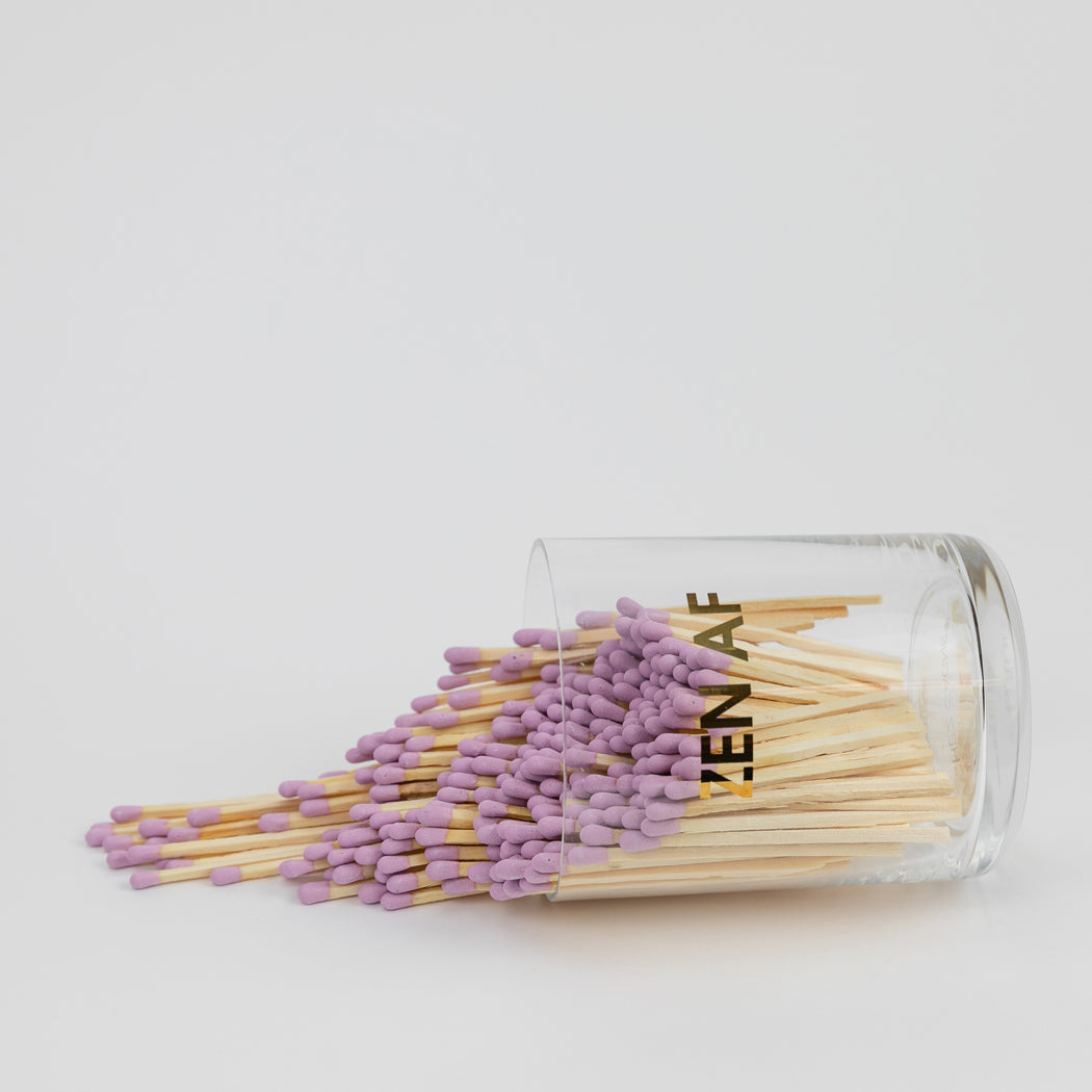 Match + Rocks Glass Duo  - Zen AF + Lavender Matches