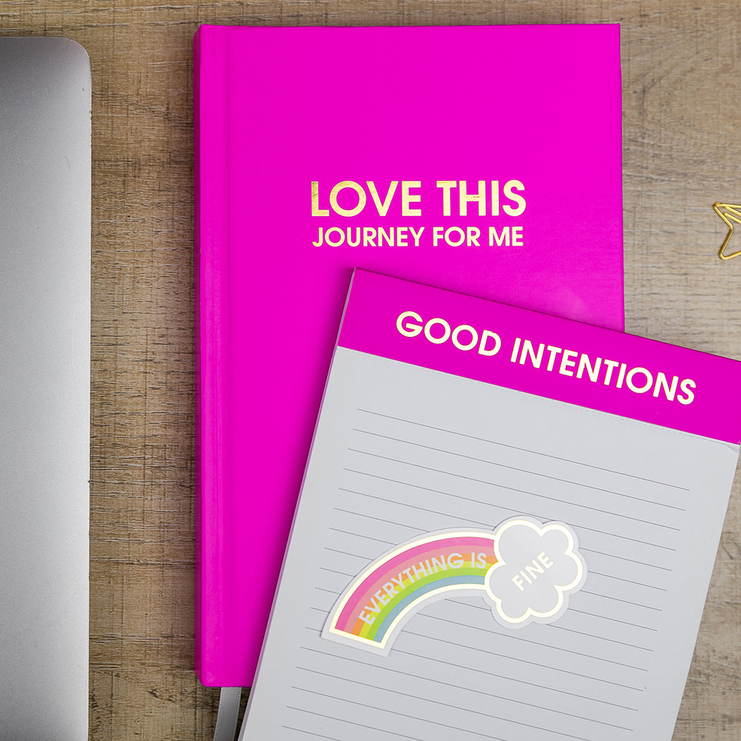 Love This Journey For Me - Fuschia Hardcover Journal