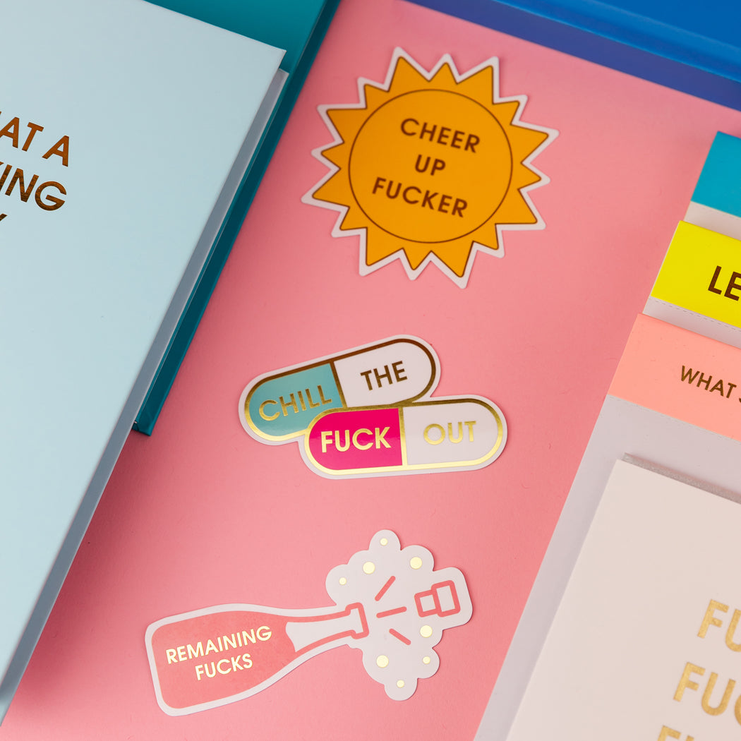 Chill The Fuck Out - Vinyl Sticker