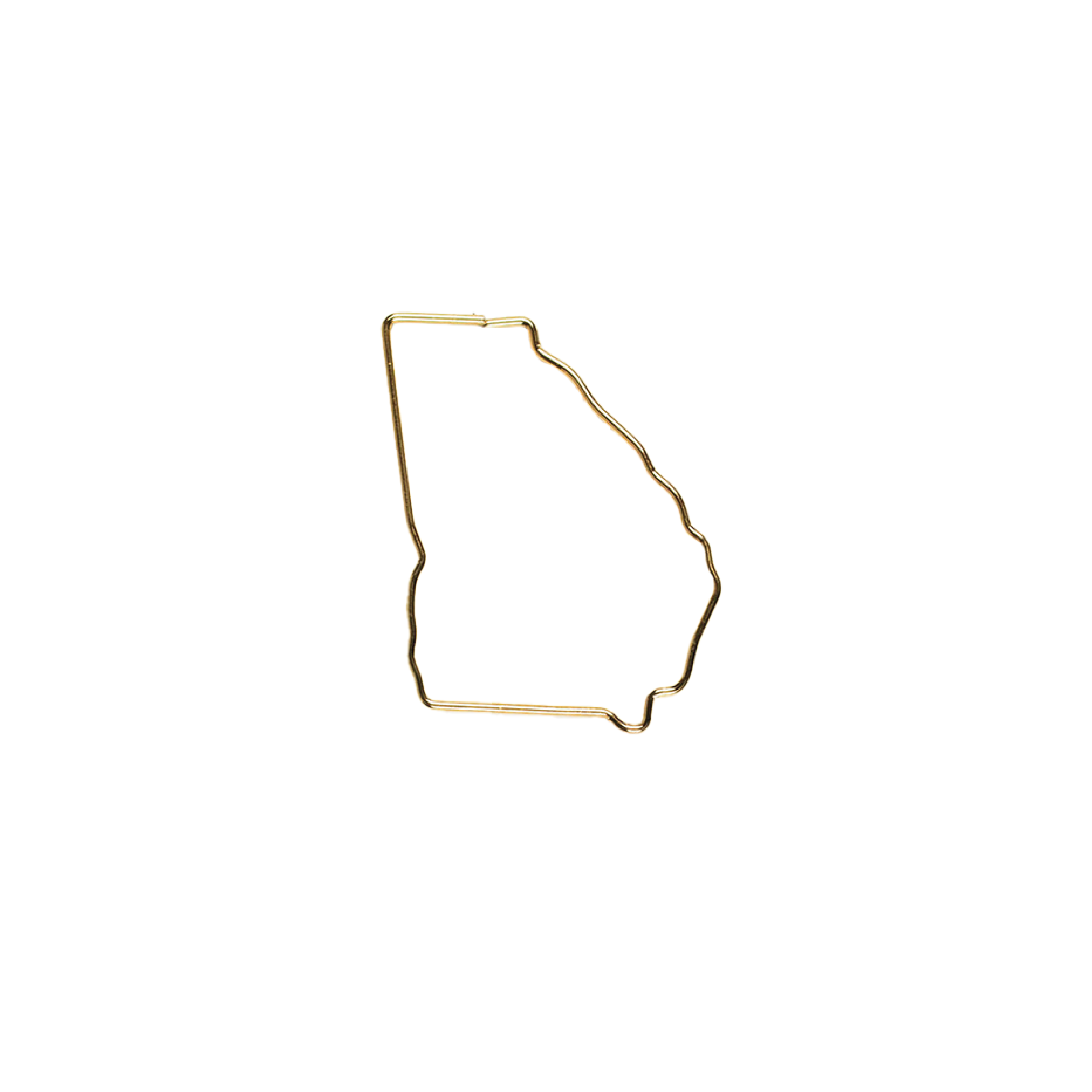 Georgia State - 25 Gold Paperclips