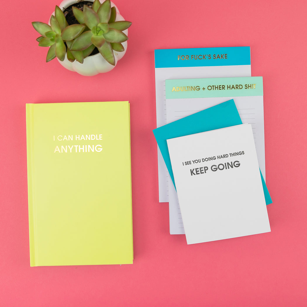 I See You Doing Hard Things, Keep Going -  Letterpress Card