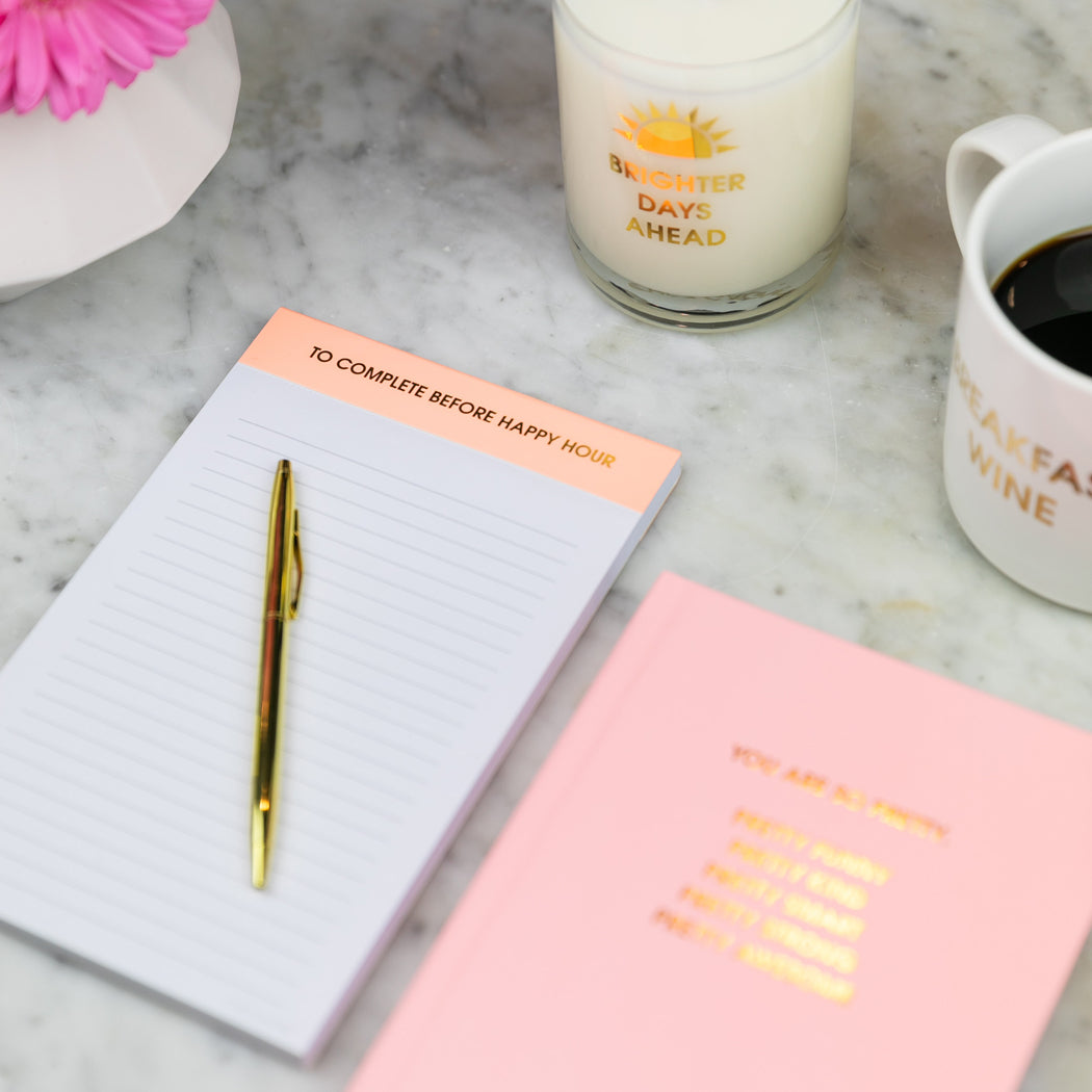 You Are So Pretty - Sunset Pink Hardcover Journal