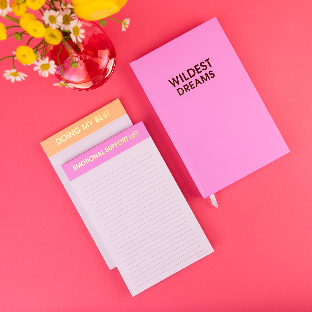 Emotional Support List - Lined Notepad