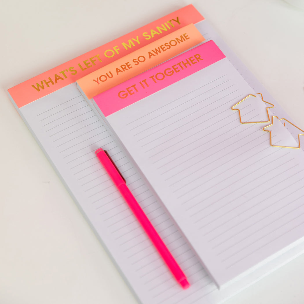What's Left of my Sanity? - Large Memo Notepad