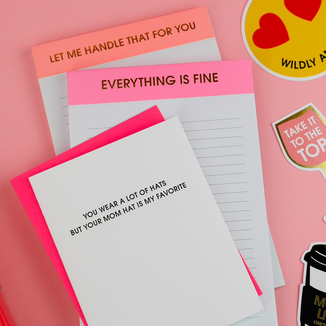 Everything is Fine - Lined Notepad