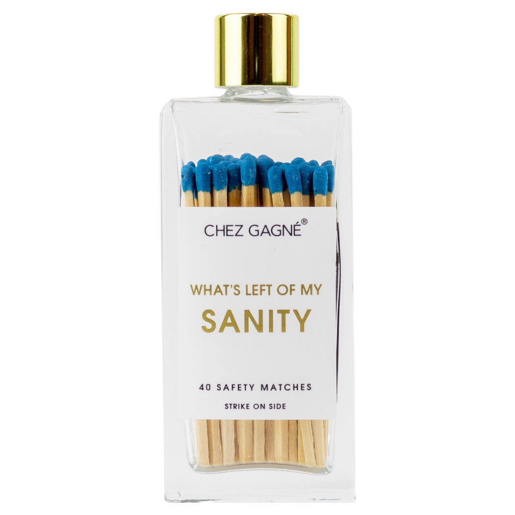 Left of My Sanity - Glass Bottle Safety Matches