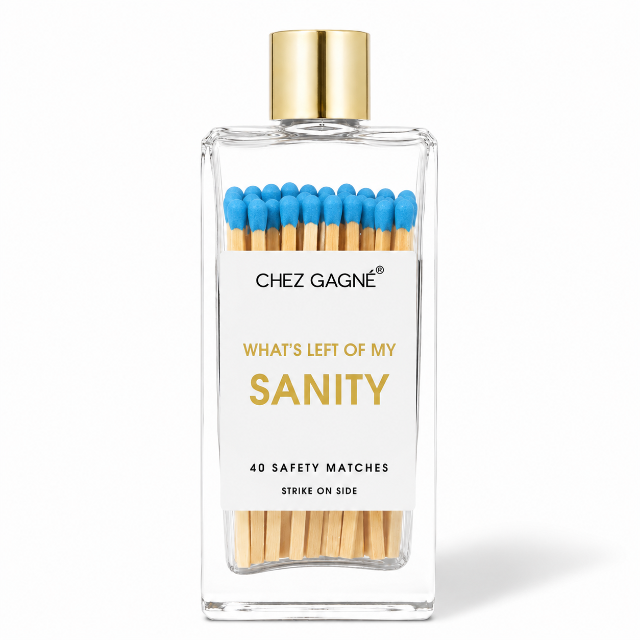 Left of My Sanity - Glass Bottle Safety Matches
