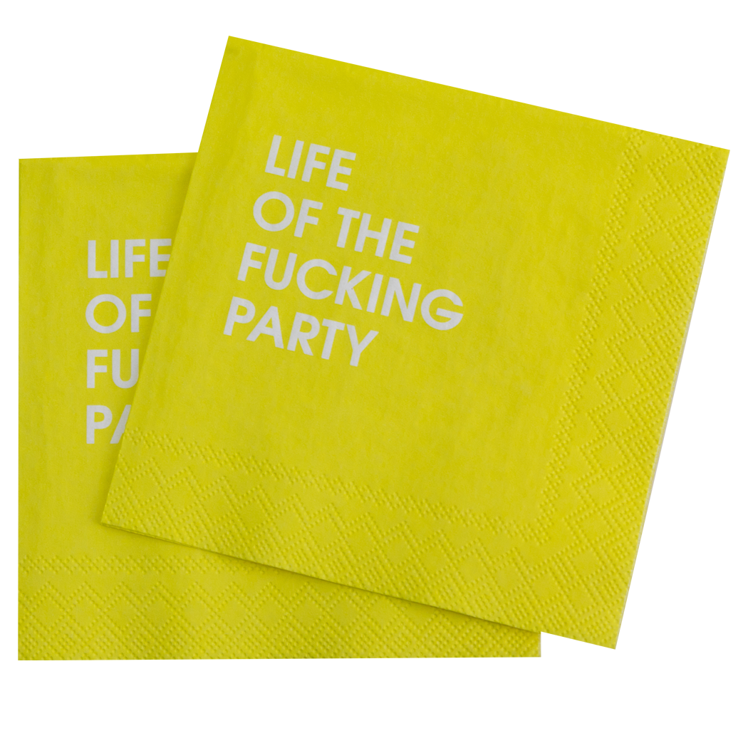 Life of the Fucking Party - Cocktail Napkins