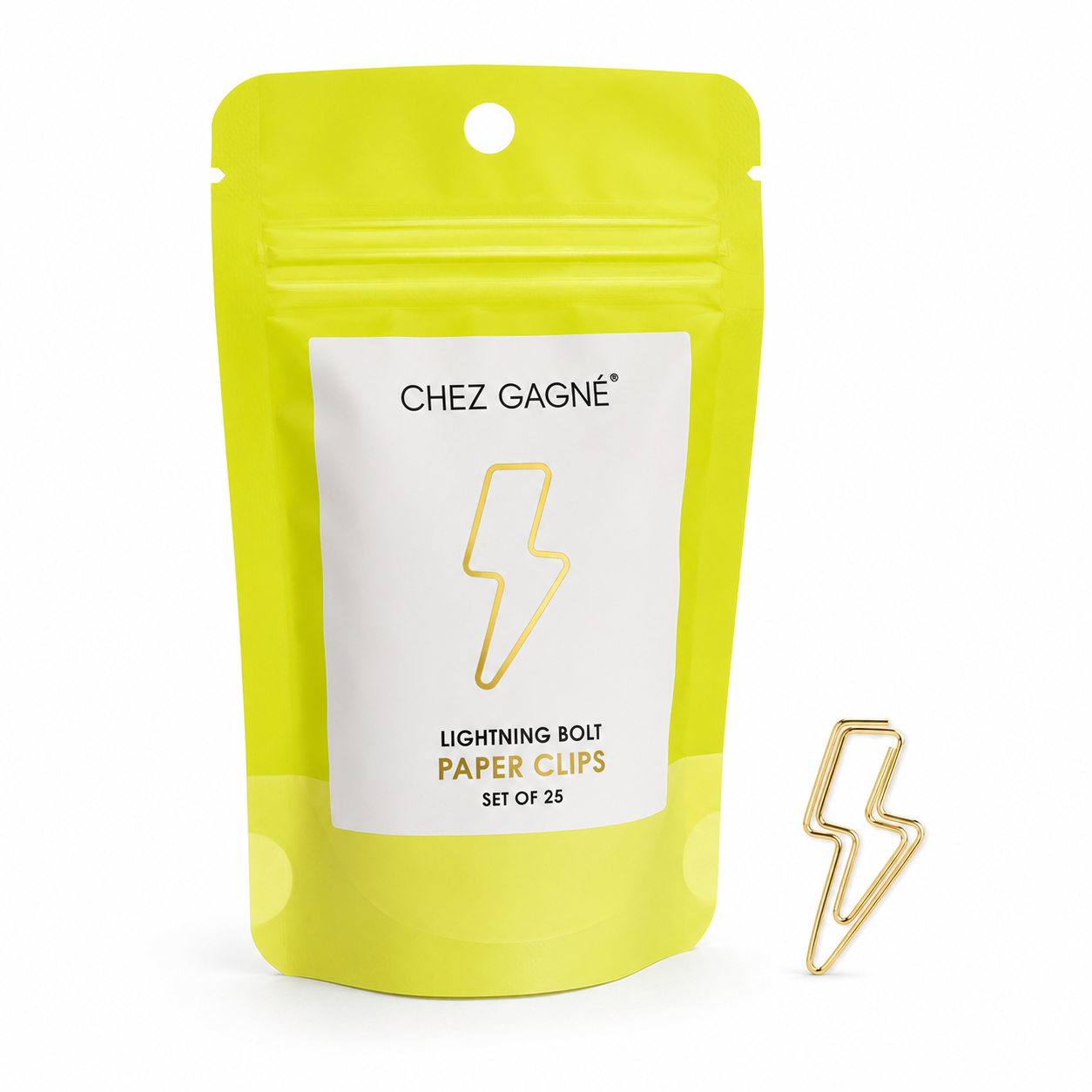 Paper Clip Pack - Lightning Bolt Pack of 25