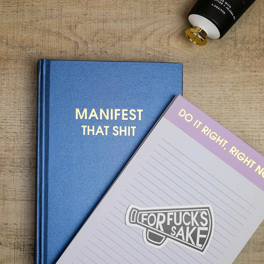 Manifest That Shit - Hystar Navy Hardcover Journal