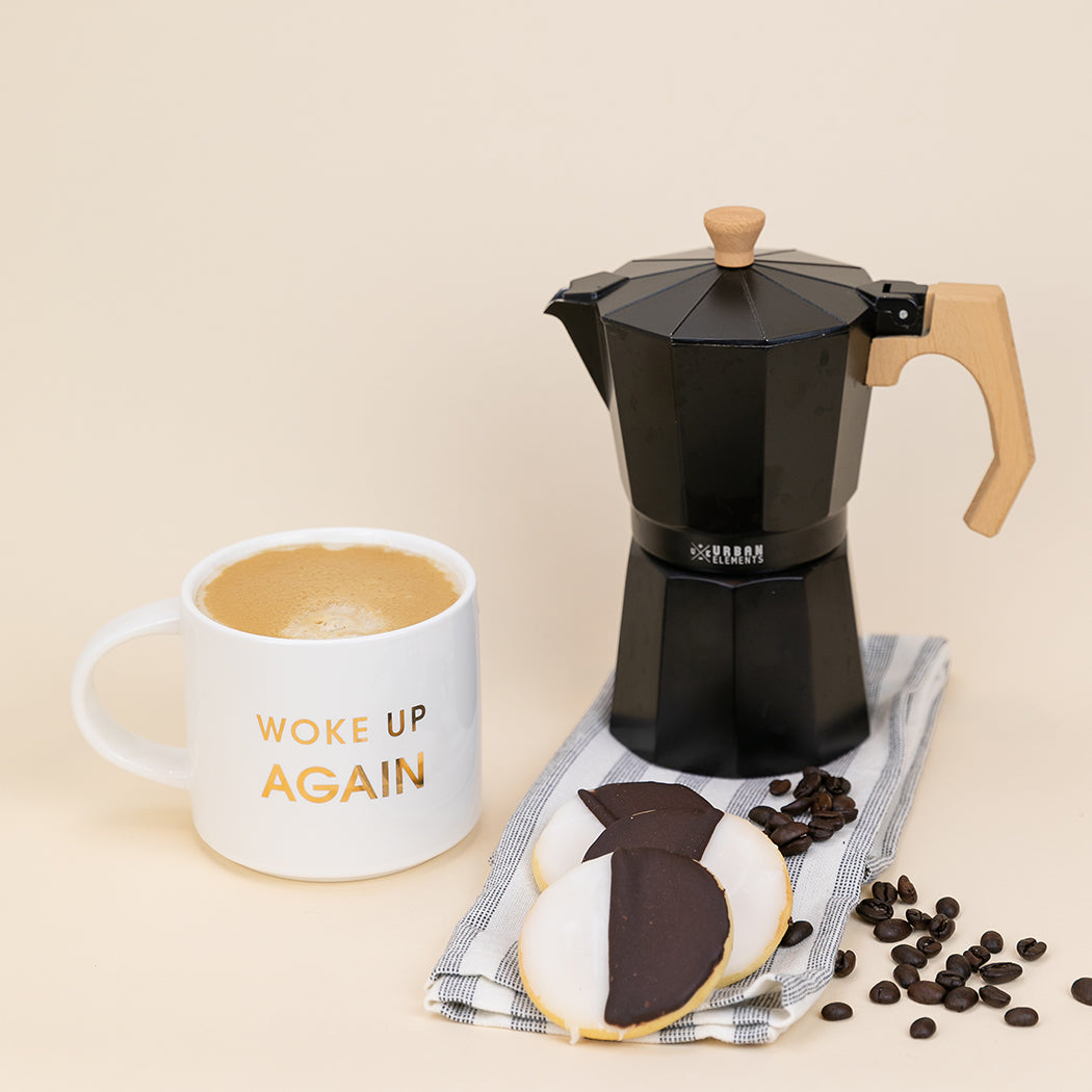 Woke Up Again Gold Foil Metallic Mug - Thumbnail 3