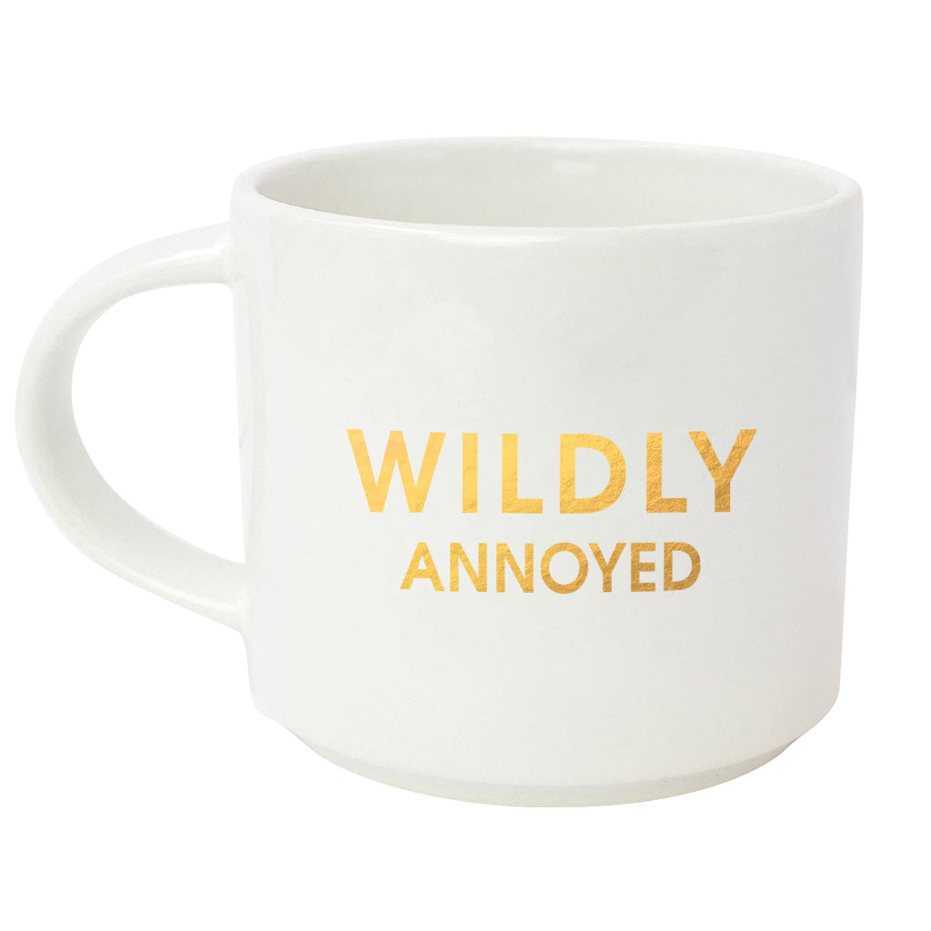 Wildly Annoyed - Gold Foil Oversized Mug