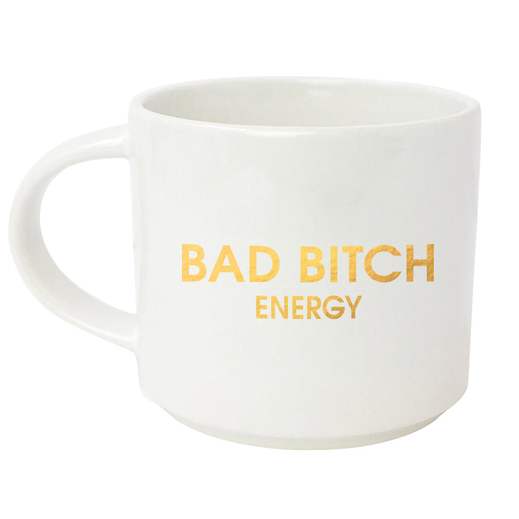 Bad Bitch Energy Gold Metallic Mug (Slightly Imperfect)