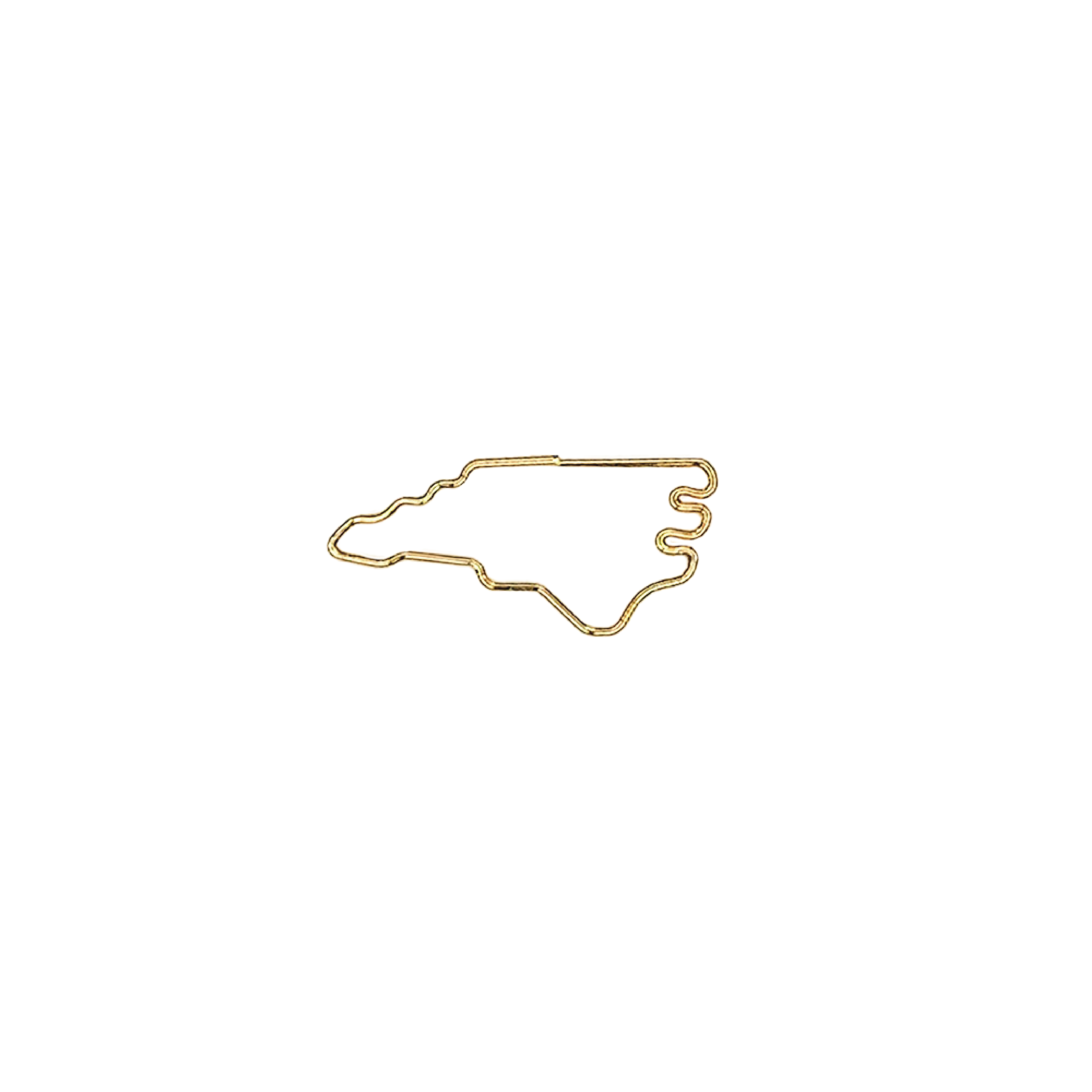 North Carolina State - 25 Gold Paperclips
