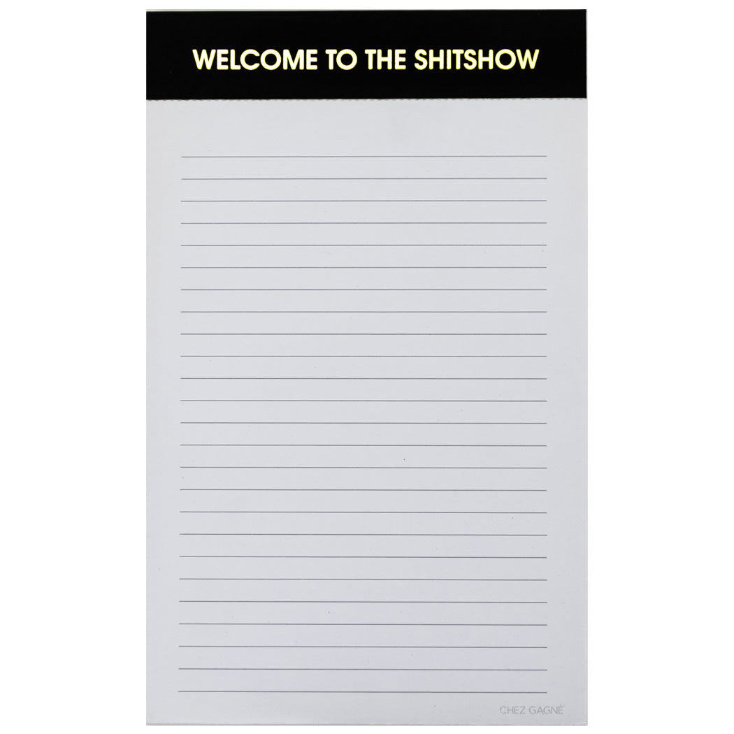 Welcome To the Shitshow  - Lined Notepad