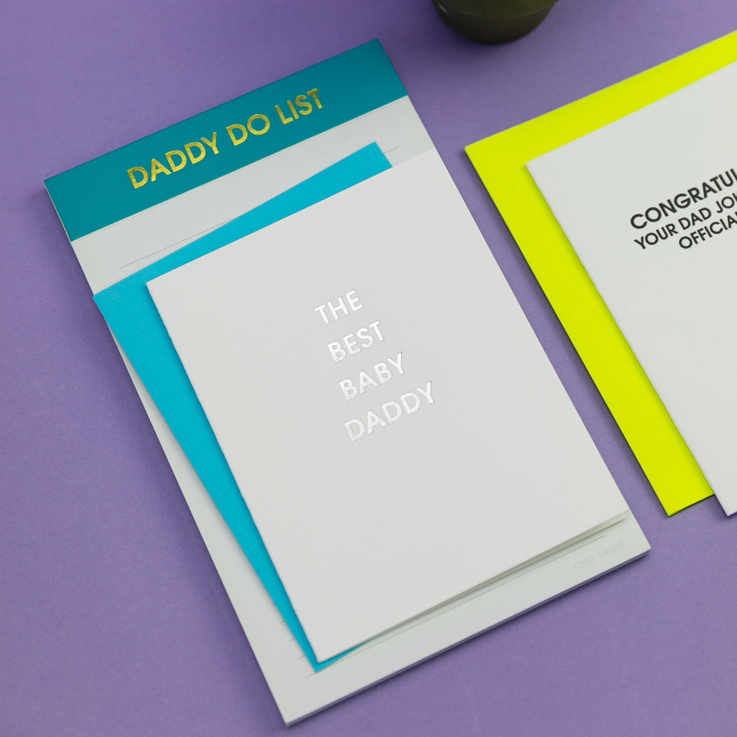 The Best Baby Daddy - Letterpress Card