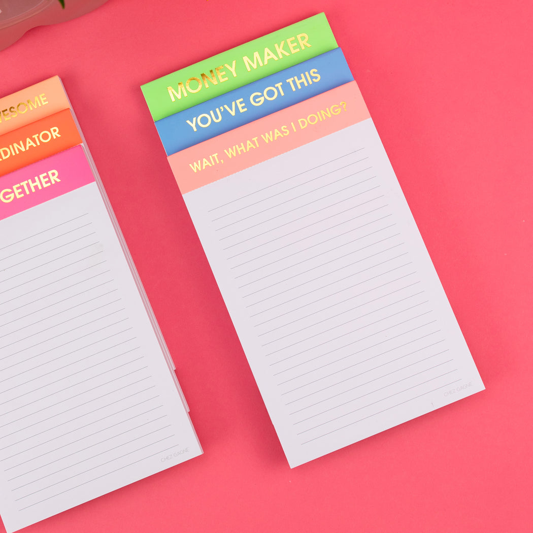Wait What Was I Doing? - Lined Notepad