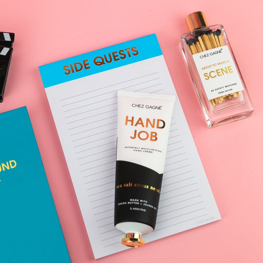 Side Quests - Lined Notepad - Caribbean Blue