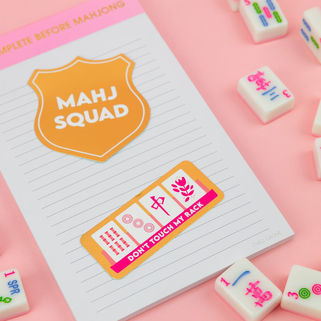 Mahj Squad - Mahjong  - Funny Vinyl Sticker
