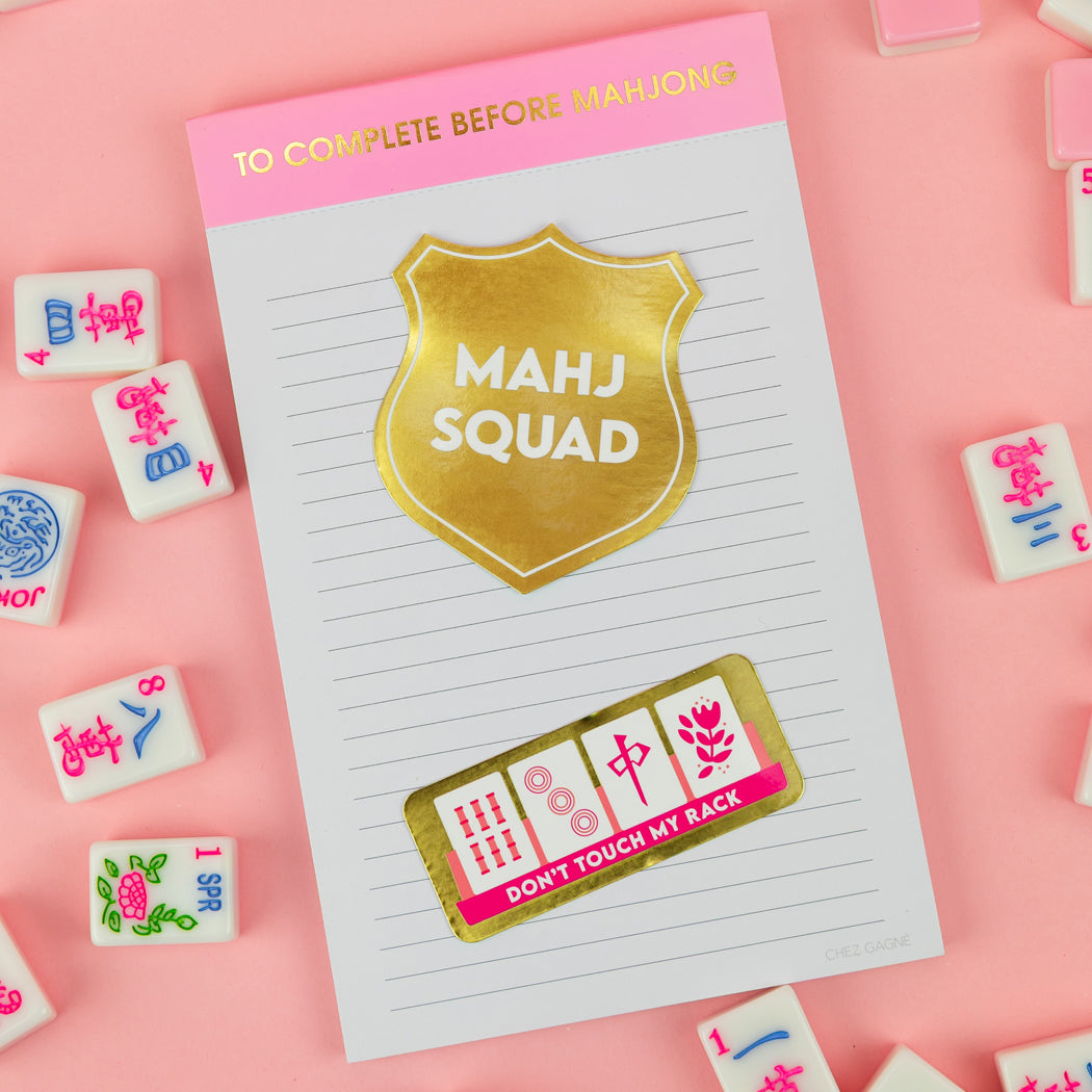 Mahj Squad - Mahjong  - Funny Vinyl Sticker