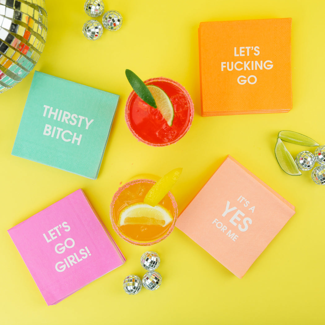 Let's Fucking Go - Cocktail Napkins - Thumbnail 5