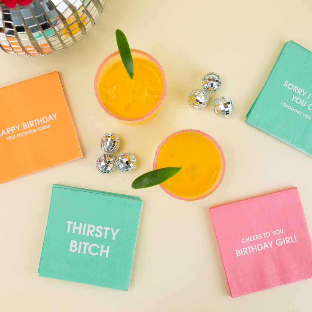 Thirsty Bitch - Cocktail Napkins