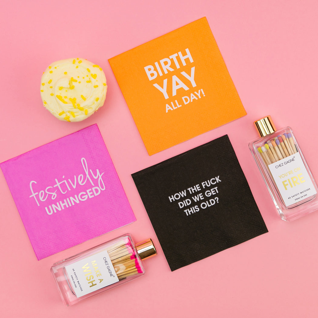 Festively Unhinged - Cocktail Napkins