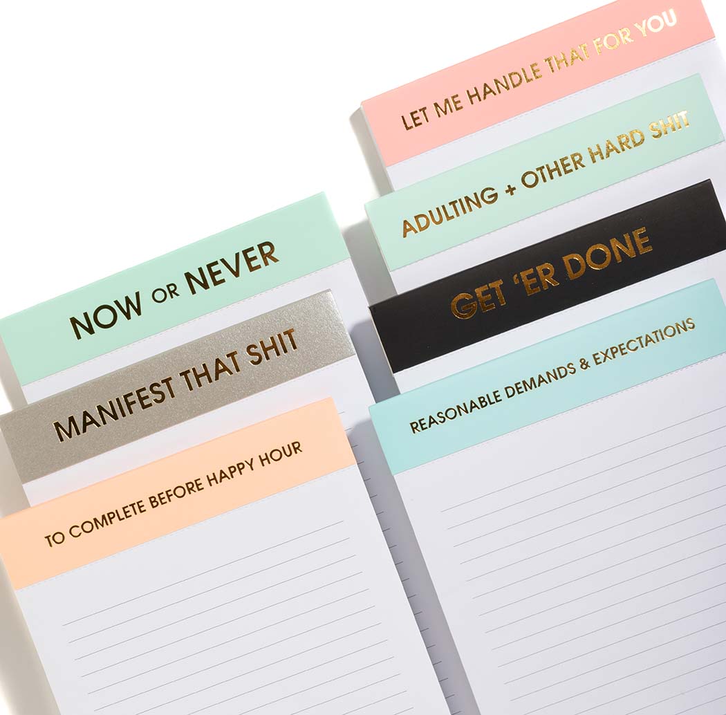 Manifest That Shit - Lined Notepad